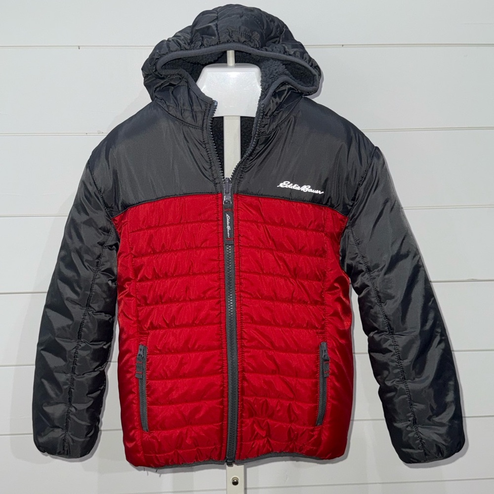 Eddie Bauer Reversible Jacket Boys 5/6